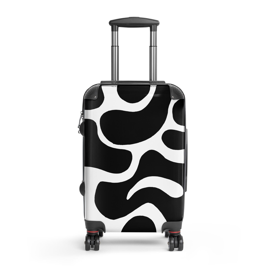 Abstract Print ABS Hard Shell Spinner Rolling Luggage