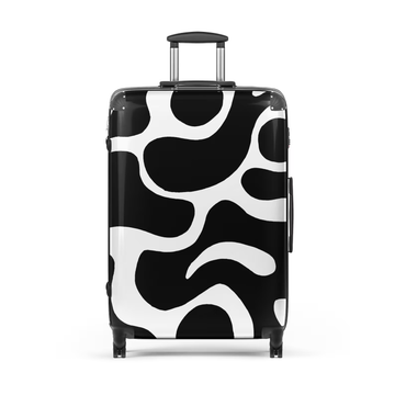 Abstract Print ABS Hard Shell Spinner Rolling Luggage
