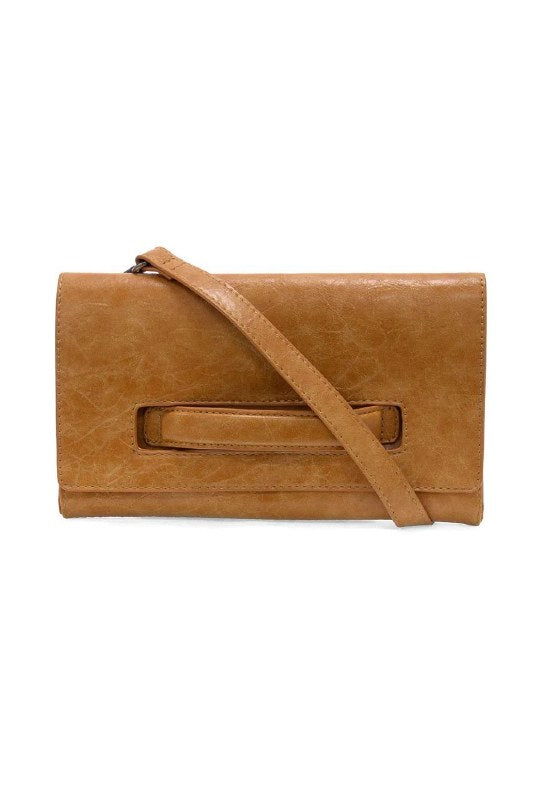 Camel Handle Crossbody Clutch