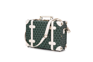 Vintage Printed Trunk Style Cosmetic Storage Handbag