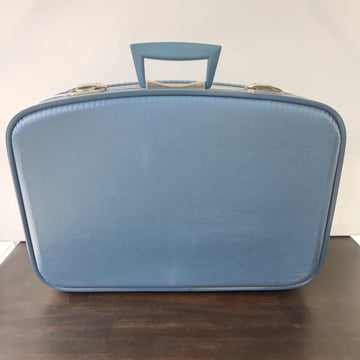 Mid Century Modern Hardshell Vinyl Vintage Carry Suitcase